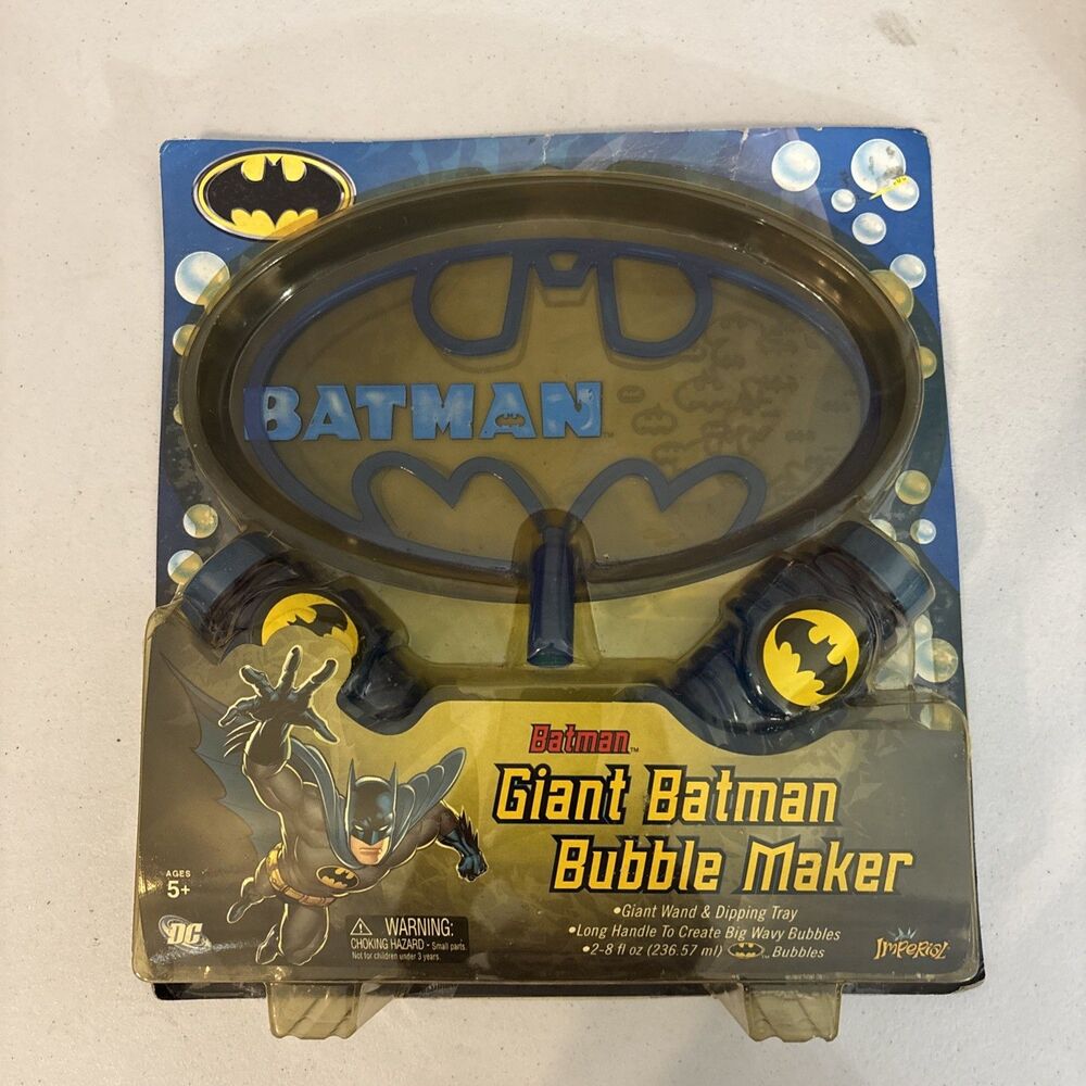 Imperial Toy Corp Giant Batman Bubble maker 2007 - Brand New Sealed